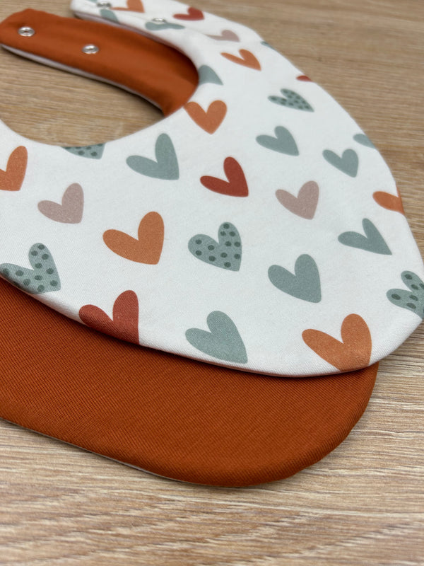 Hearts Bib