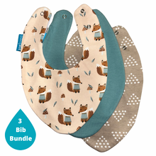 Charger l&#39;image dans la galerie, Fox Bundle of 3 Bibs
