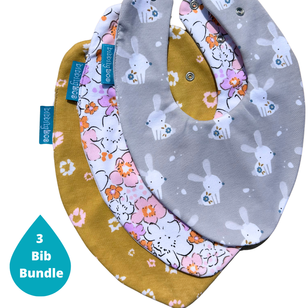 Floral Bunny Bundle of 3