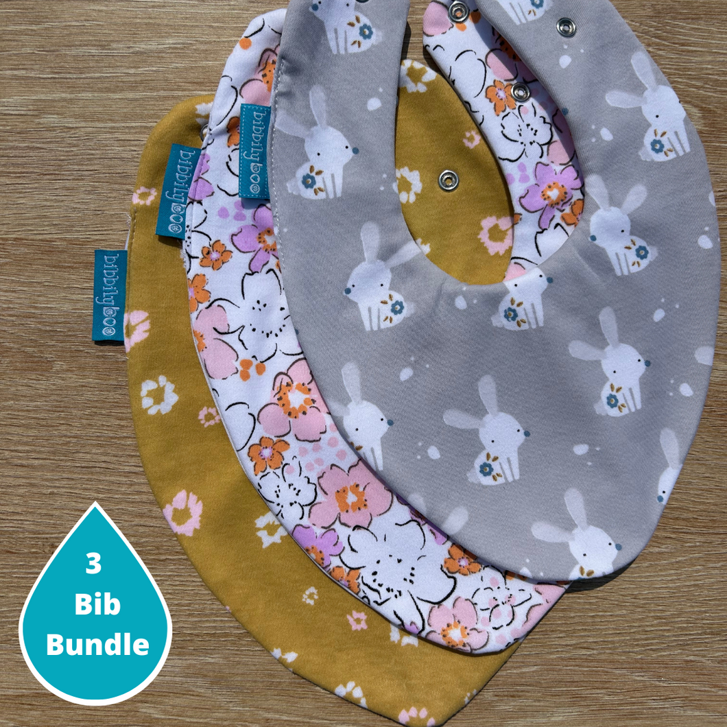 Floral Bunny Bundle of 3