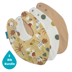 Safari Bundle of 3 Bibs