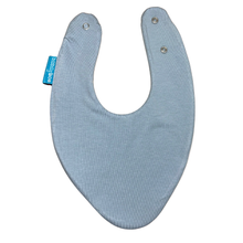 Charger l&#39;image dans la galerie, Plain Blue Bundle of 3 Bibs
