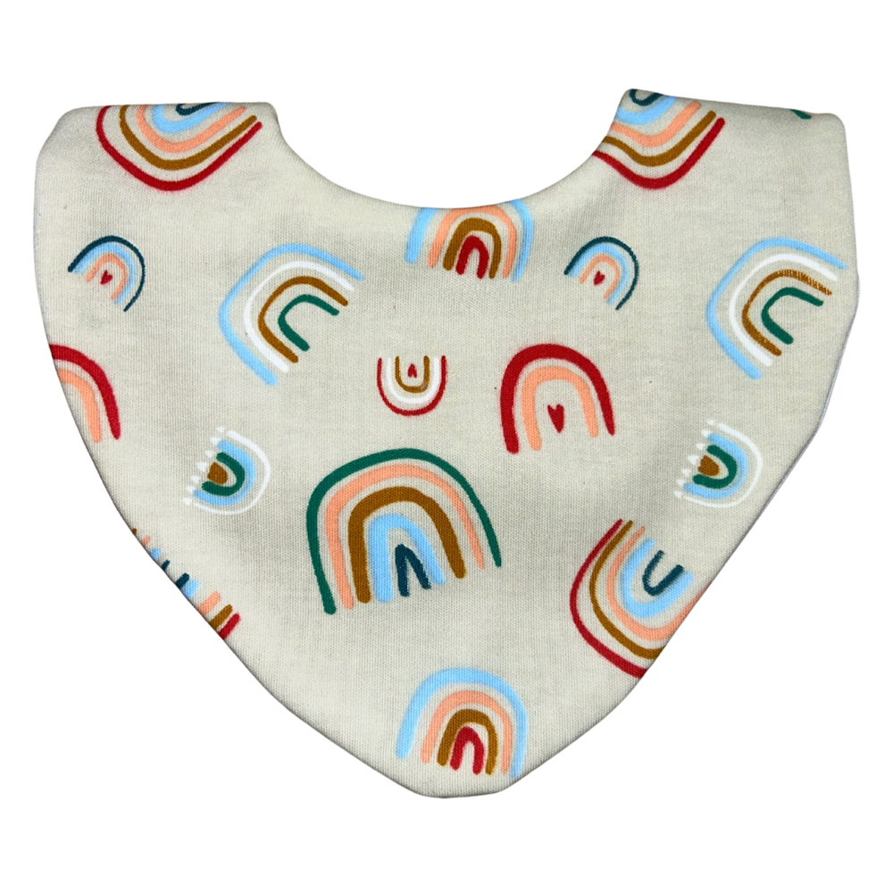 Bright Rainbows Bib