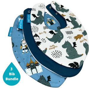 Dragon Bundle of 3 Bibs