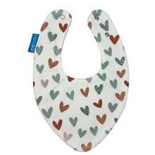 Load image into Gallery viewer, Strawberry &amp; Hearts Bundle of 3 Bibs
