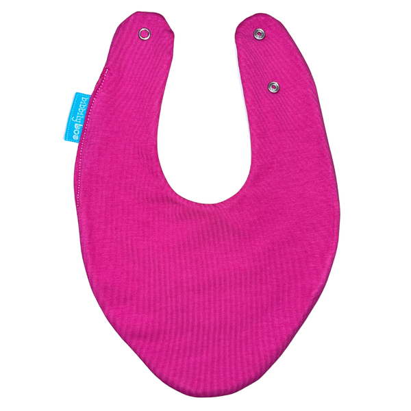 Plain Pink Bundle of 3 Bibs