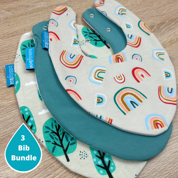 Nature Bundle of 3 Bibs