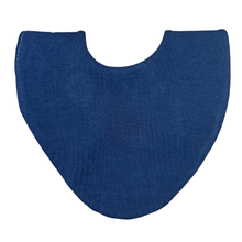 Charger l&#39;image dans la galerie, Plain Blue Bundle of 3 Bibs
