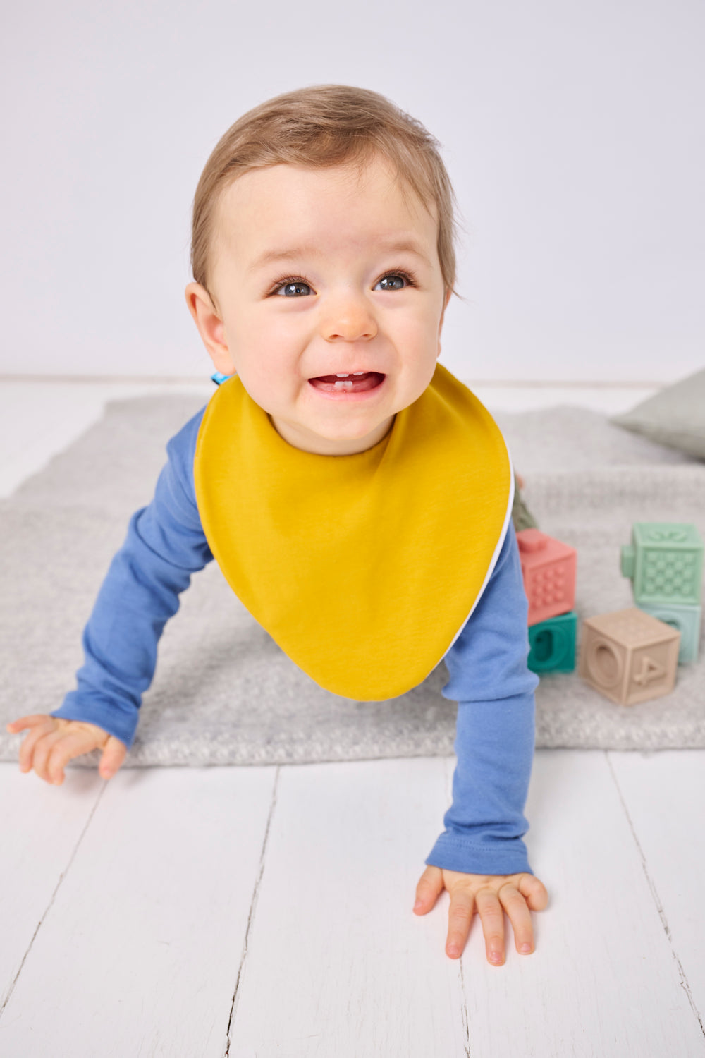 Plain Mustard Bib