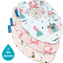 Charger l&#39;image dans la galerie, Princess Bundle of 3 Bibs
