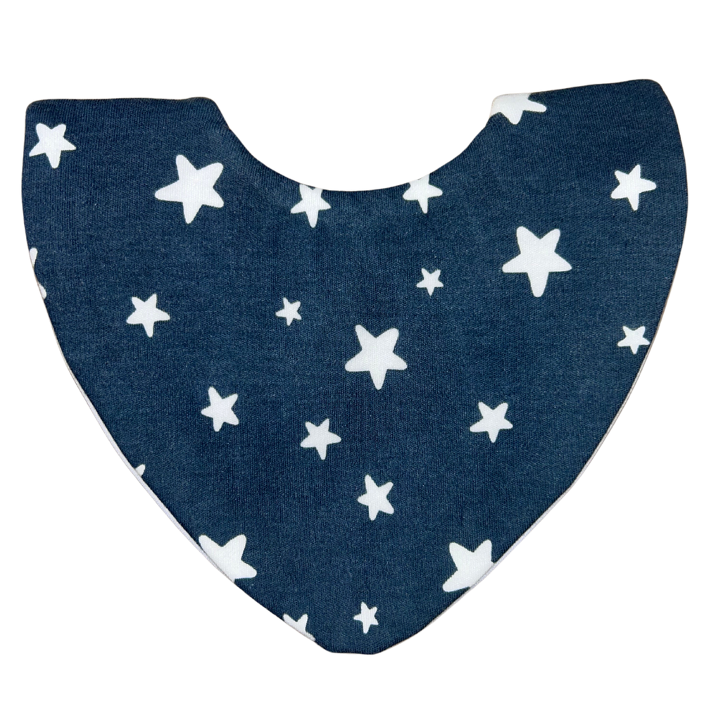 Navy Stars Bib