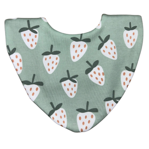 Strawberry & Hearts Bundle of 3 Bibs