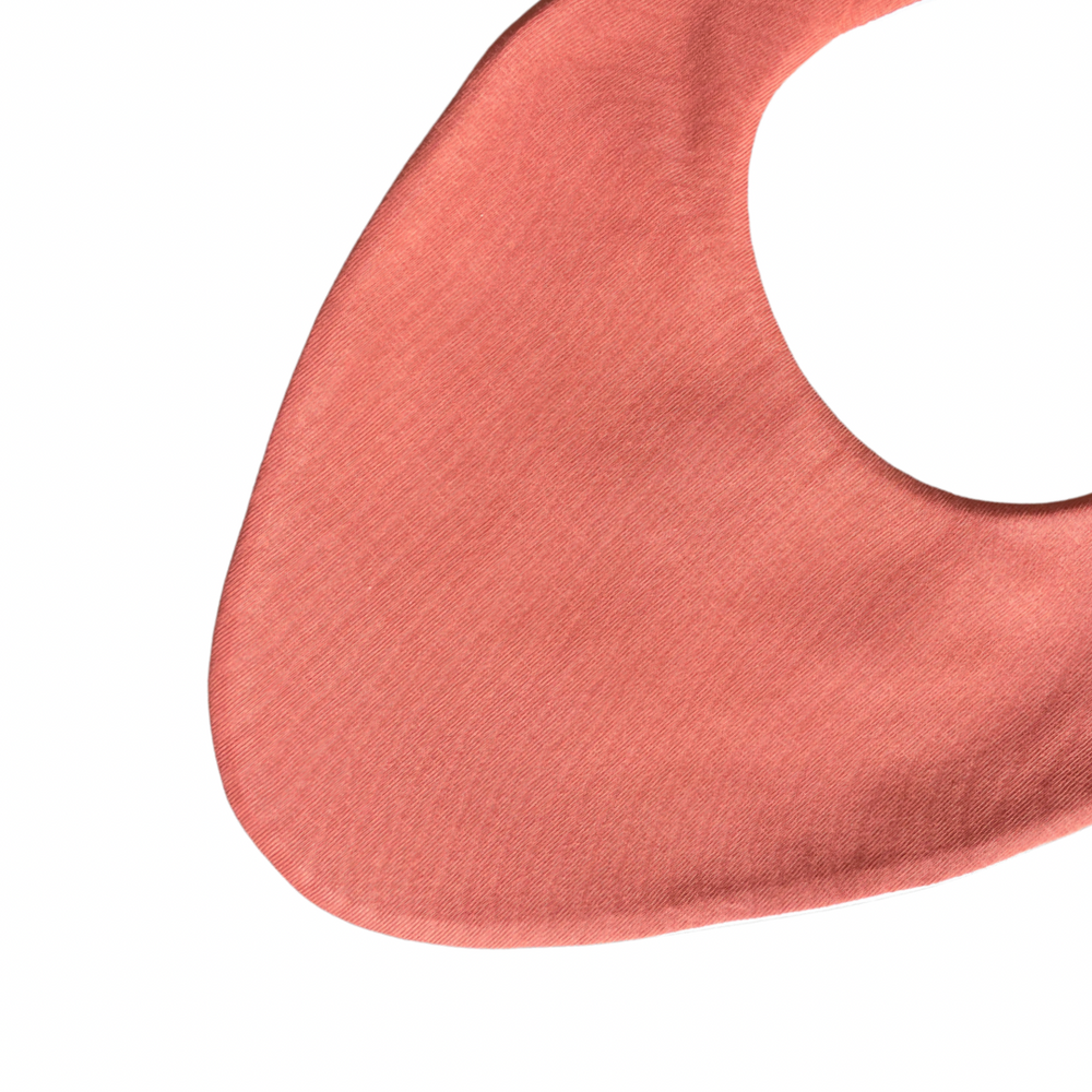 Plain Coral Bib